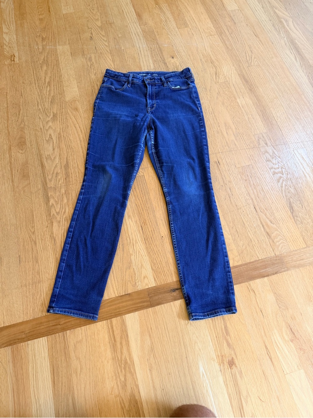 Ladies Size 10 "Old Navy" Straight-Leg Women's Jeans in Dark Blue GUC